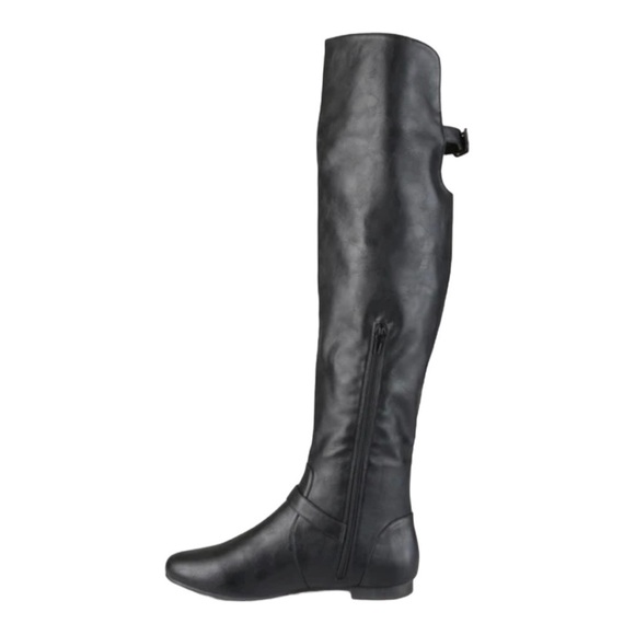 Journee Collection LOFT WIDE CALF boots in black - Picture 3 of 15